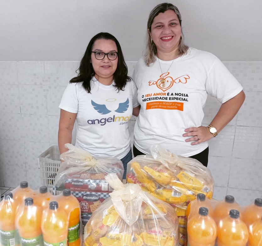 Entrega de lanches para a Sociedade de Apoio ao Deficiente Físico (SOADF)